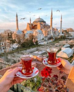 Drink Tea In Turkey