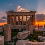 Acropolis at sunset